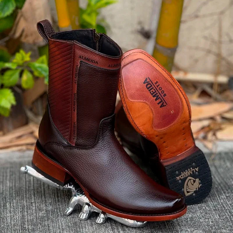 Kit Bota Maverick 3.0 em Couro Legítimo – Conforto e Durabilidade para Quem Pisa Forte + 4 Brindes